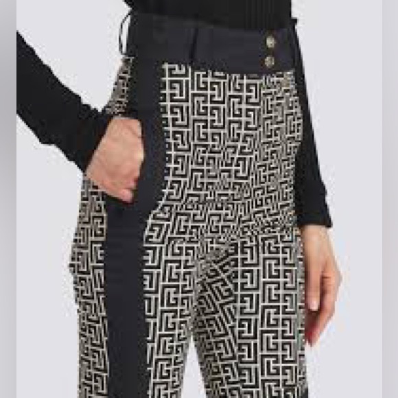 BALMAIN LIMITED EDITION quilted printed ski pants 38 NWT - Picture 14 of 16